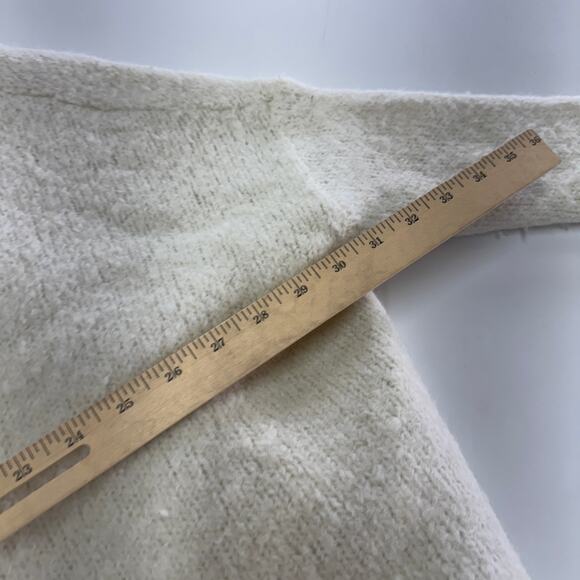 Free People Sweater Womens X Small‎ Small White Button Shawl Collar - Picture 7 of 8